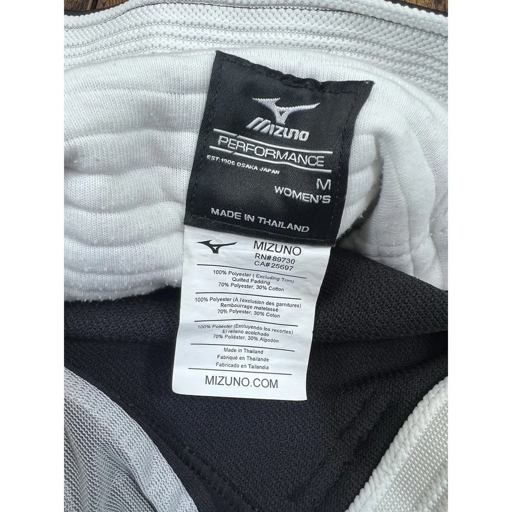 Women's Mizuno‎ Performance Softball Elastic Bottom Black Athletic Pants Sz M